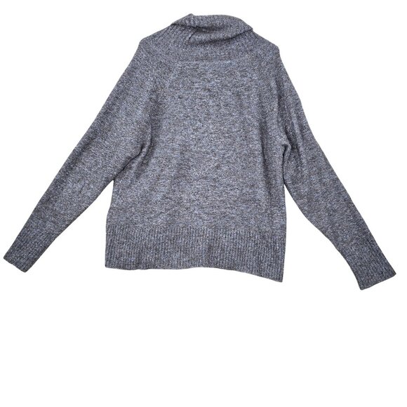 L.L. Bean Womens Gray Wool Blend Turtleneck Sweater Size XL Soft & Warm Knit - Picture 2 of 7